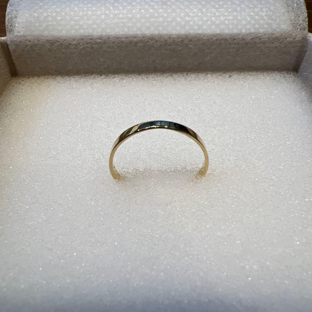 ete K18イエローゴールド リング　9号
