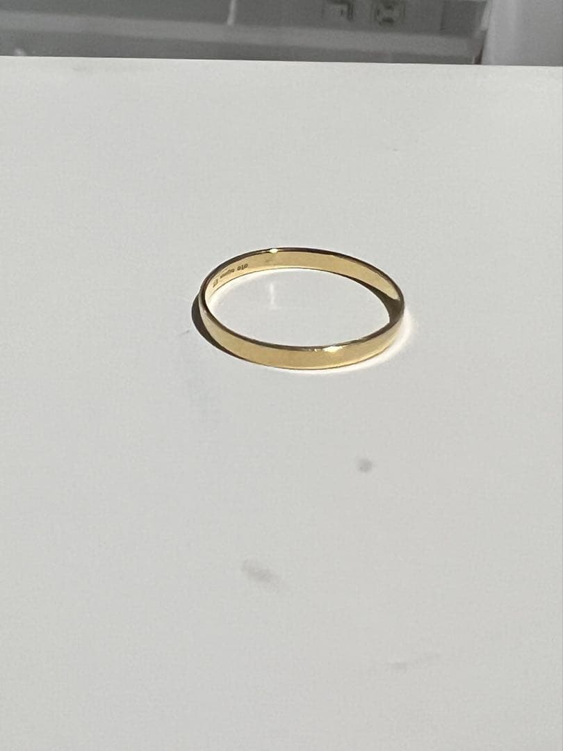 ete K18イエローゴールド リング　9号