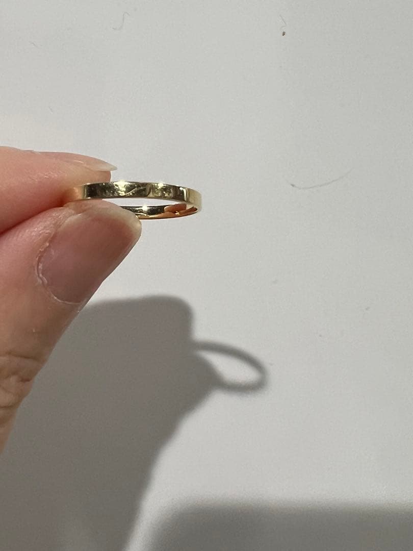 ete K18イエローゴールド リング　9号