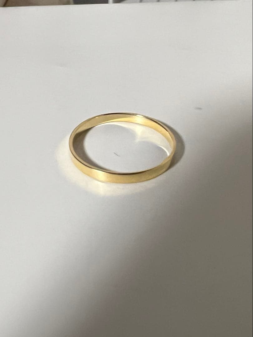 ete K18イエローゴールド リング　9号