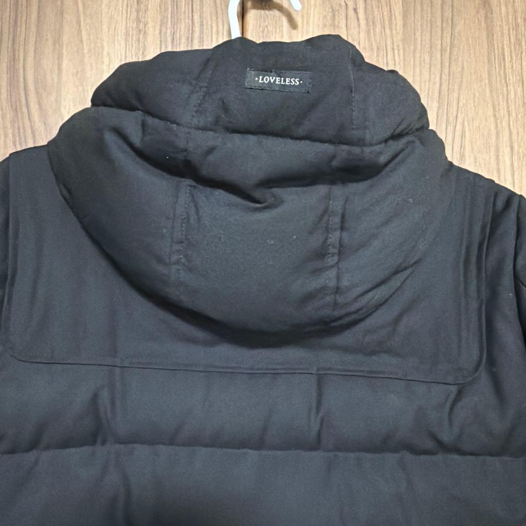美品　LOVELESS フード付きダウンジャケット 36 ブラック