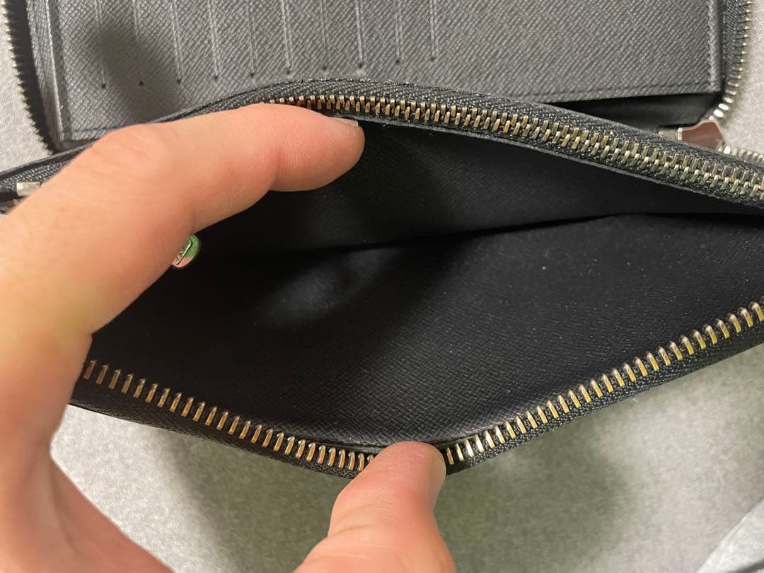 Louis Vuitton ブラック 長財布　ヴィトン　エクリプス　ジッピー