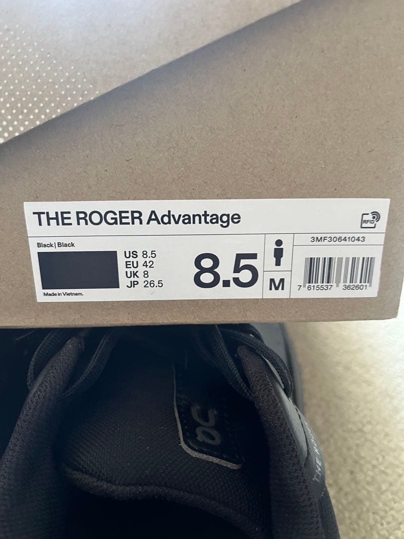 THE ROGER Advantage ブラック 26.5cm