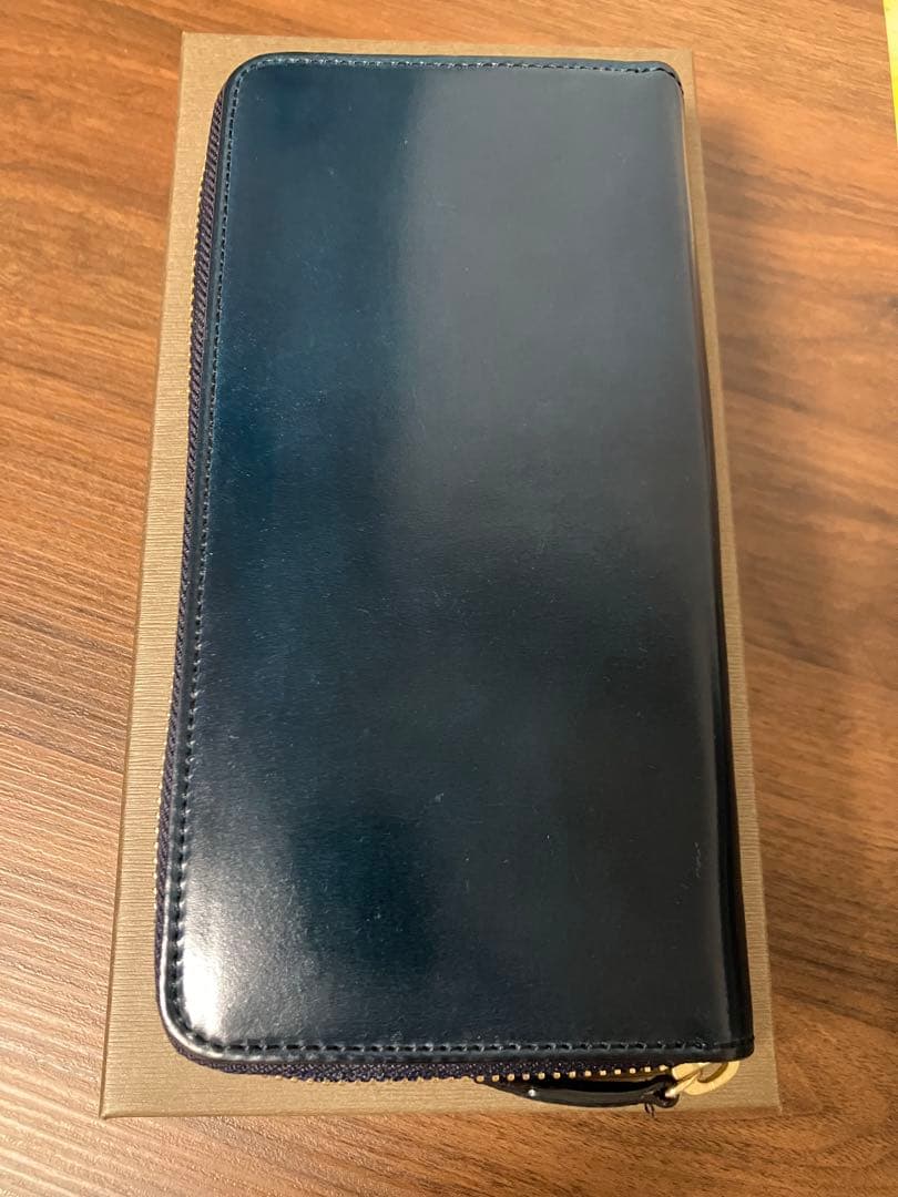 ココマイスター　シェルコードバン　アーチデューク　ネイビー