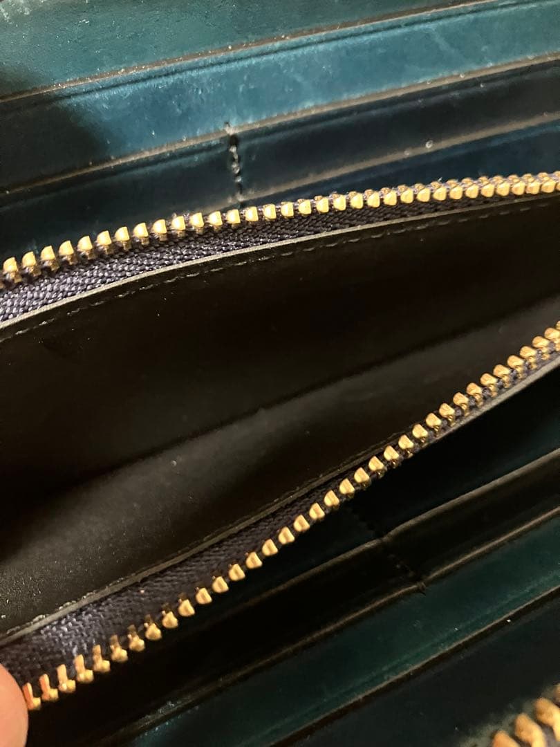 ココマイスター　シェルコードバン　アーチデューク　ネイビー