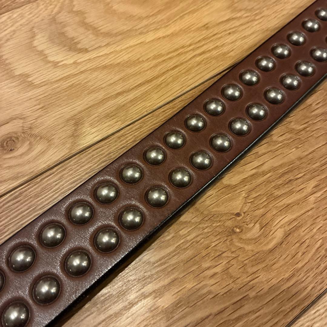 Sugar Cane スタッズレザーベルト　サイズ36