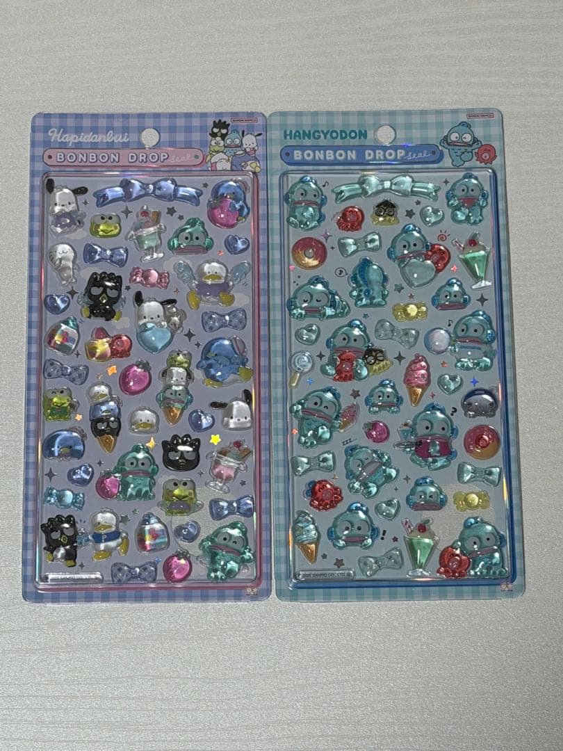 [国内正規品]サンリオ ボンボンドロップシール 第2弾 8点セット