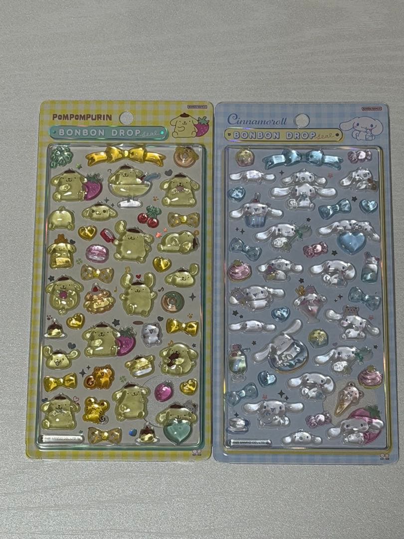 [国内正規品]サンリオ ボンボンドロップシール 第2弾 8点セット