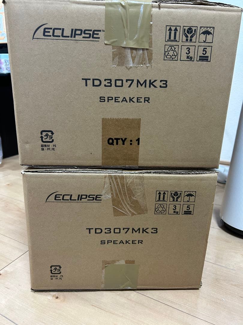 ECLIPSE TD307MK3 スピーカー ブラック ２個セット