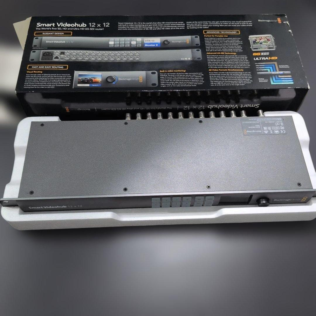 分配器・切替器 Blackmagicdesign Smart Videohub 12x12