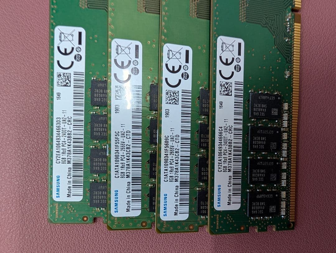 デスクトップパソコン メモリ DDR4 32GB