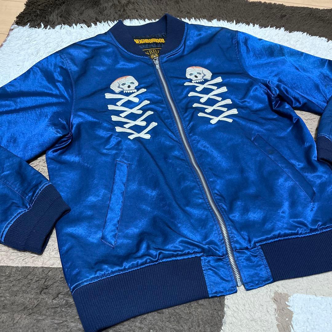 NEIGHBORHOOD スカル刺繍 SOUVENIR CR-JKT スカジャン