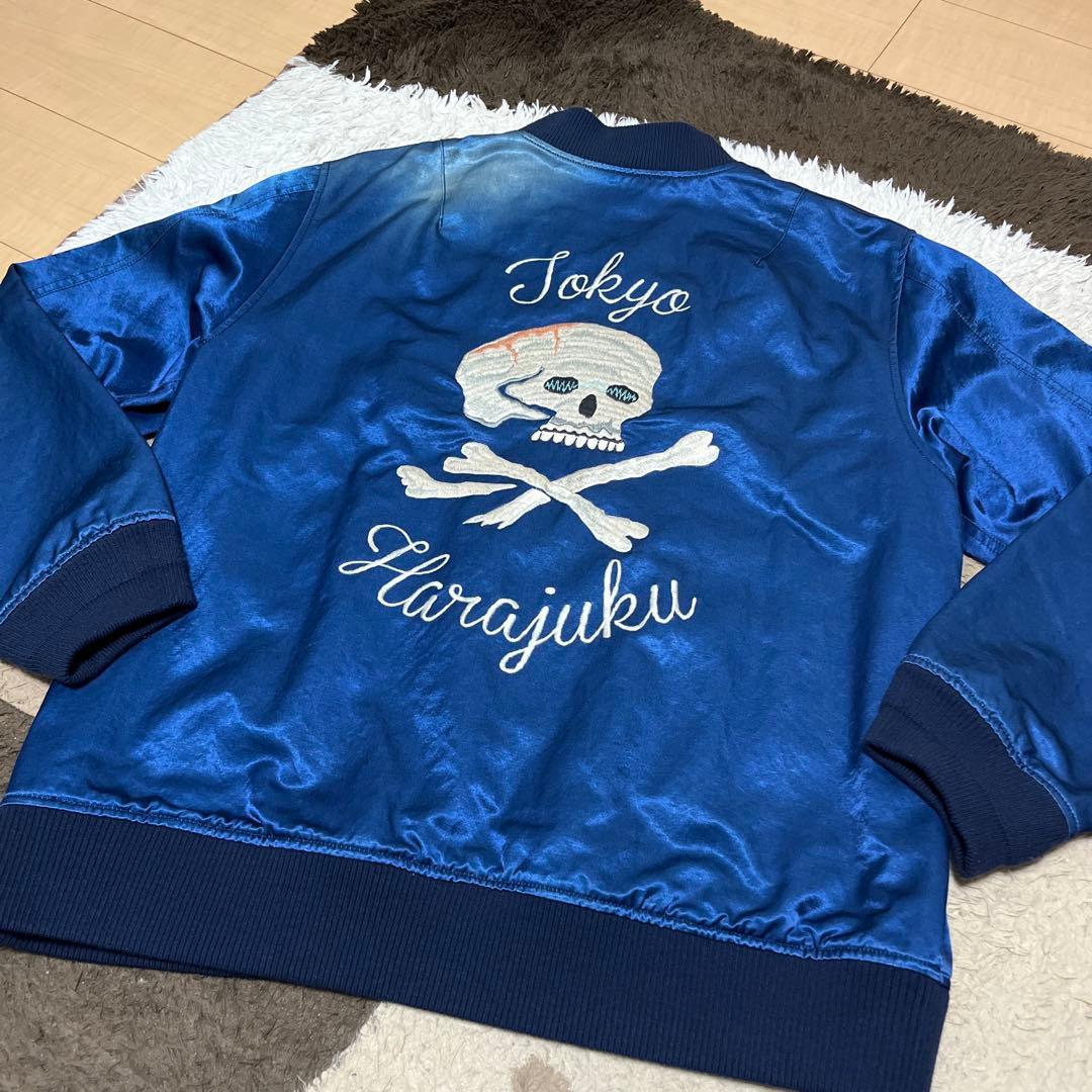 NEIGHBORHOOD スカル刺繍 SOUVENIR CR-JKT スカジャン