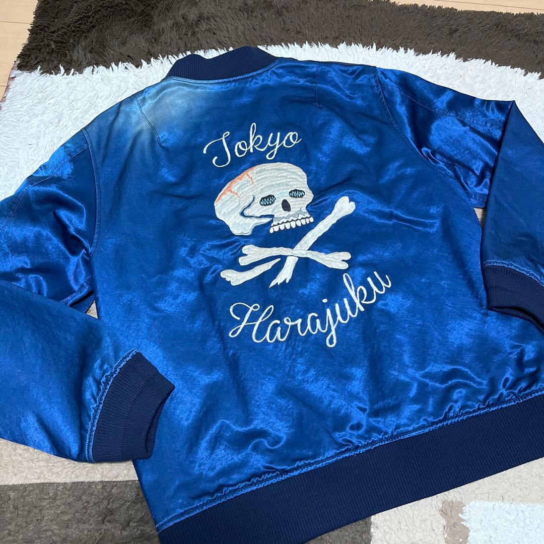 NEIGHBORHOOD スカル刺繍 SOUVENIR CR-JKT スカジャン