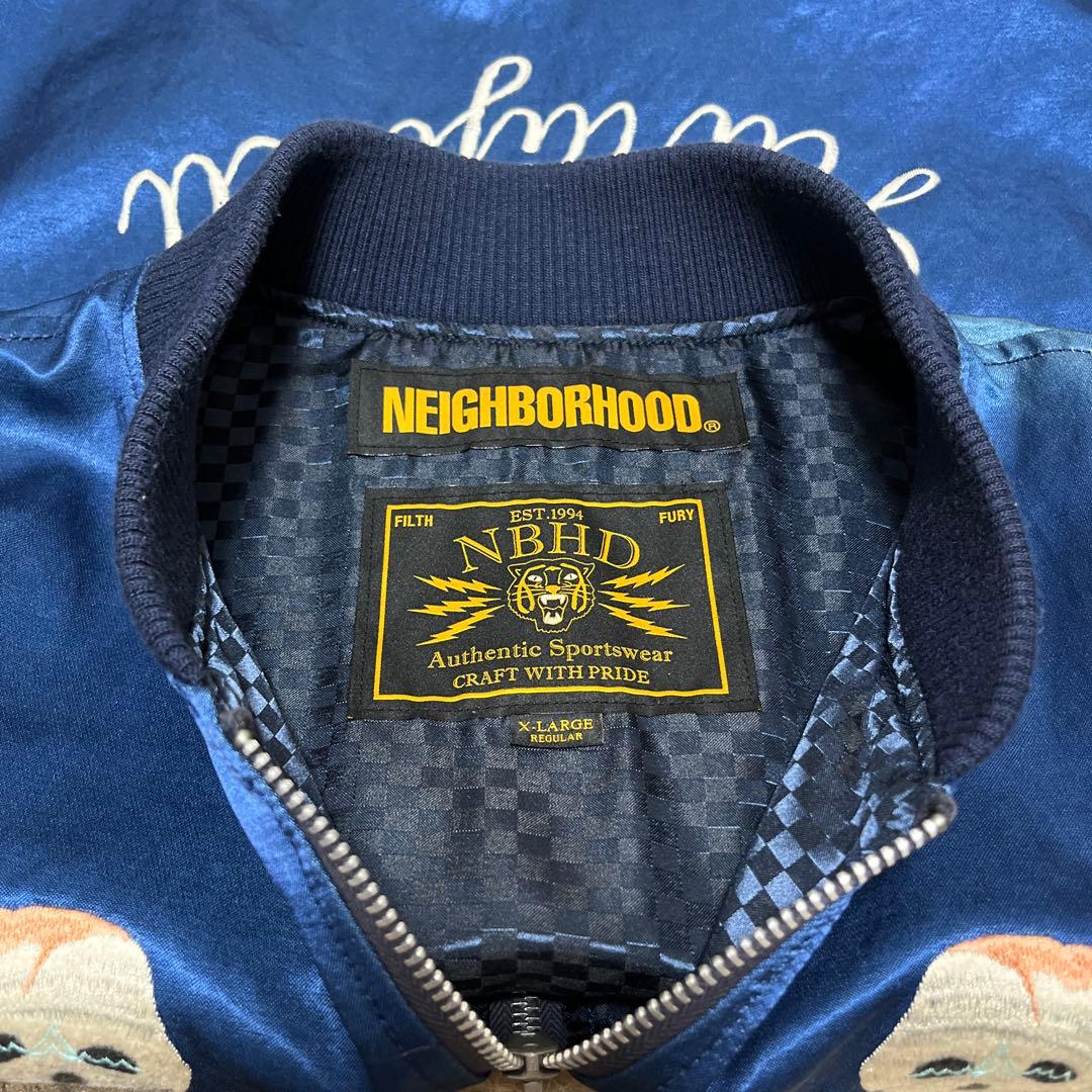 NEIGHBORHOOD スカル刺繍 SOUVENIR CR-JKT スカジャン