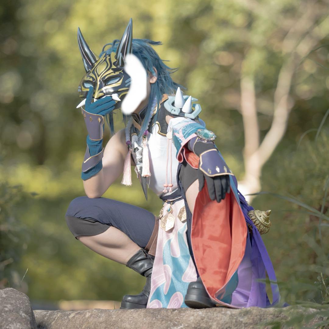 【土日限定値下げ】原神 魈 コスプレ フルセット