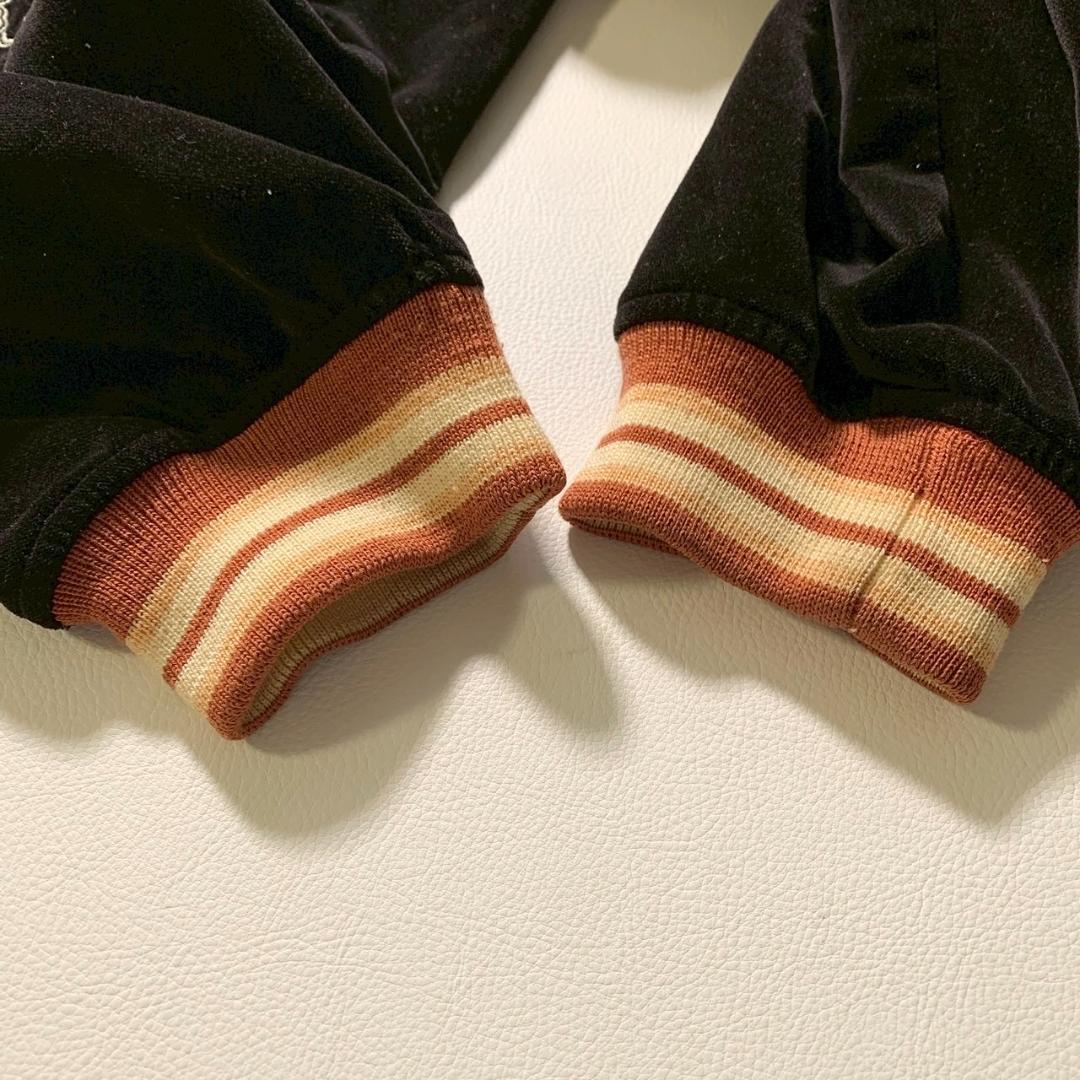 【キヨ】PEAK’D YELLOW スカジャン ベロア 刺繍 リバーシブル