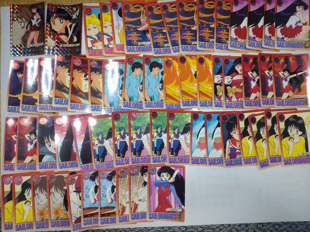 セーラームーン カードダス 319枚(ダブり有)+おまけシール