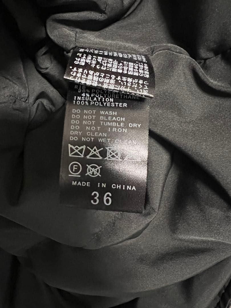 スピックアンドスパン2WAY撥水ダウンハーフコート　36サイズ