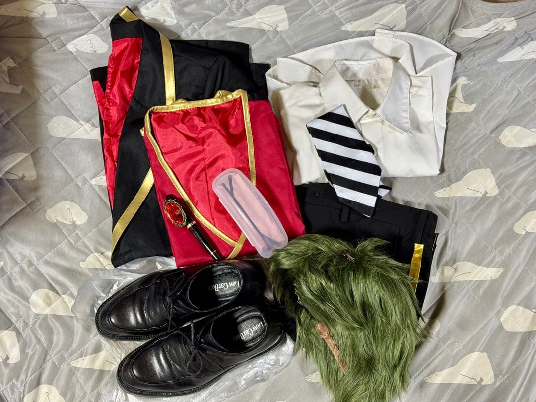 【フルセット】ツイステ トレイ・クローバー コスプレ一式 靴付き 即コス可能