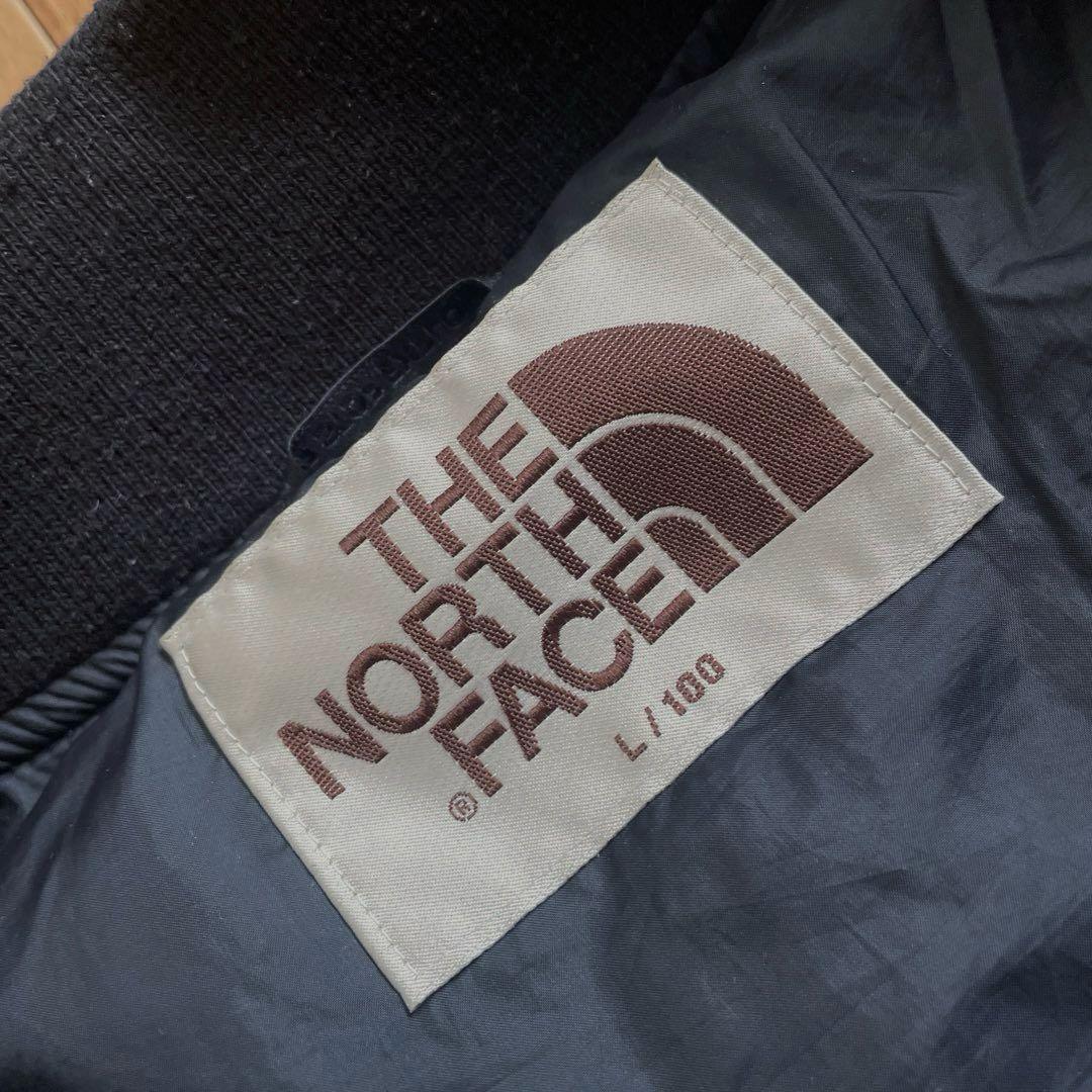 Lノースフェイス黒ブラックボンバーダウンジャケット