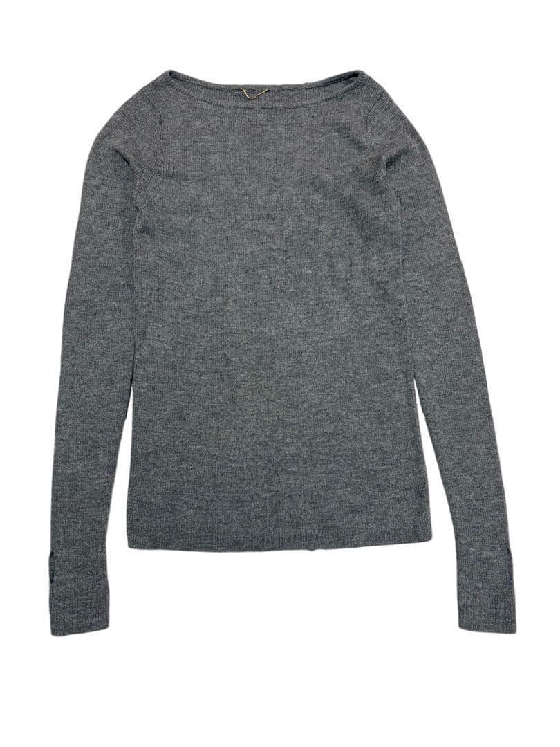 ★極美★大人気 アパルトモン ドゥーズィエムクラス RibKnit グレー指抜き