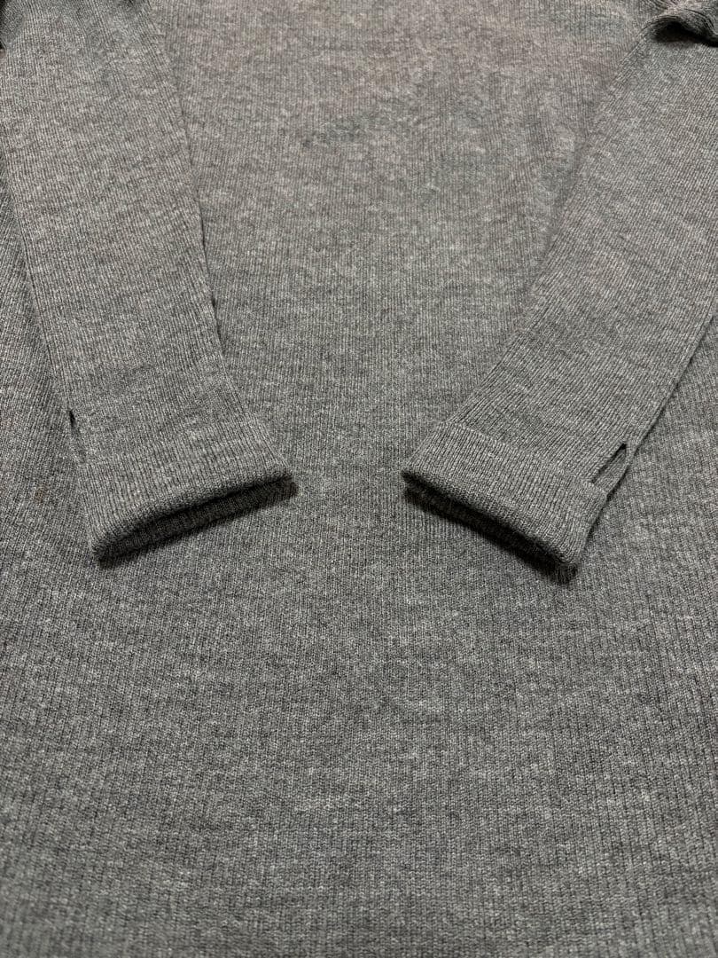 ★極美★大人気 アパルトモン ドゥーズィエムクラス RibKnit グレー指抜き