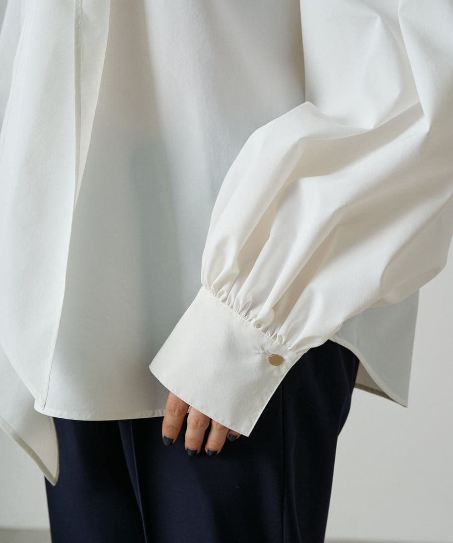 【Atelier N°5/アトリエヌメロサンク】タイプライターボウタイブラウス