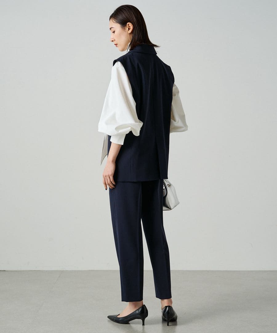 【Atelier N°5/アトリエヌメロサンク】タイプライターボウタイブラウス