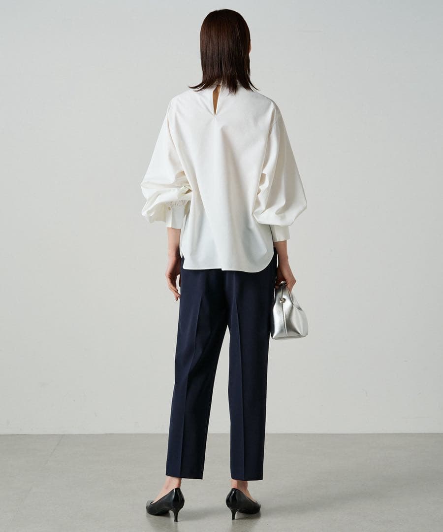 【Atelier N°5/アトリエヌメロサンク】タイプライターボウタイブラウス