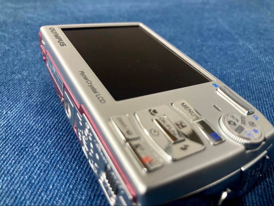 【動作確認済】OLYMPUS μ1020 デジタルカメラ　ピンク