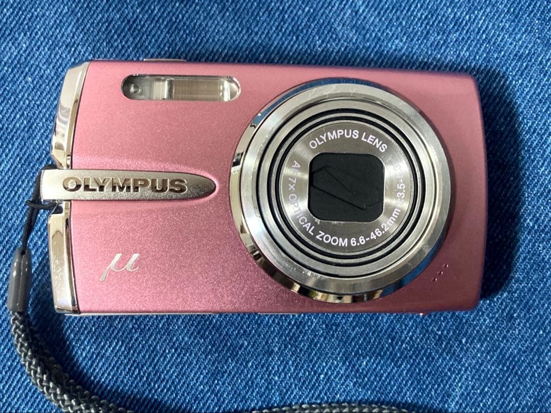 【動作確認済】OLYMPUS μ1020 デジタルカメラ　ピンク