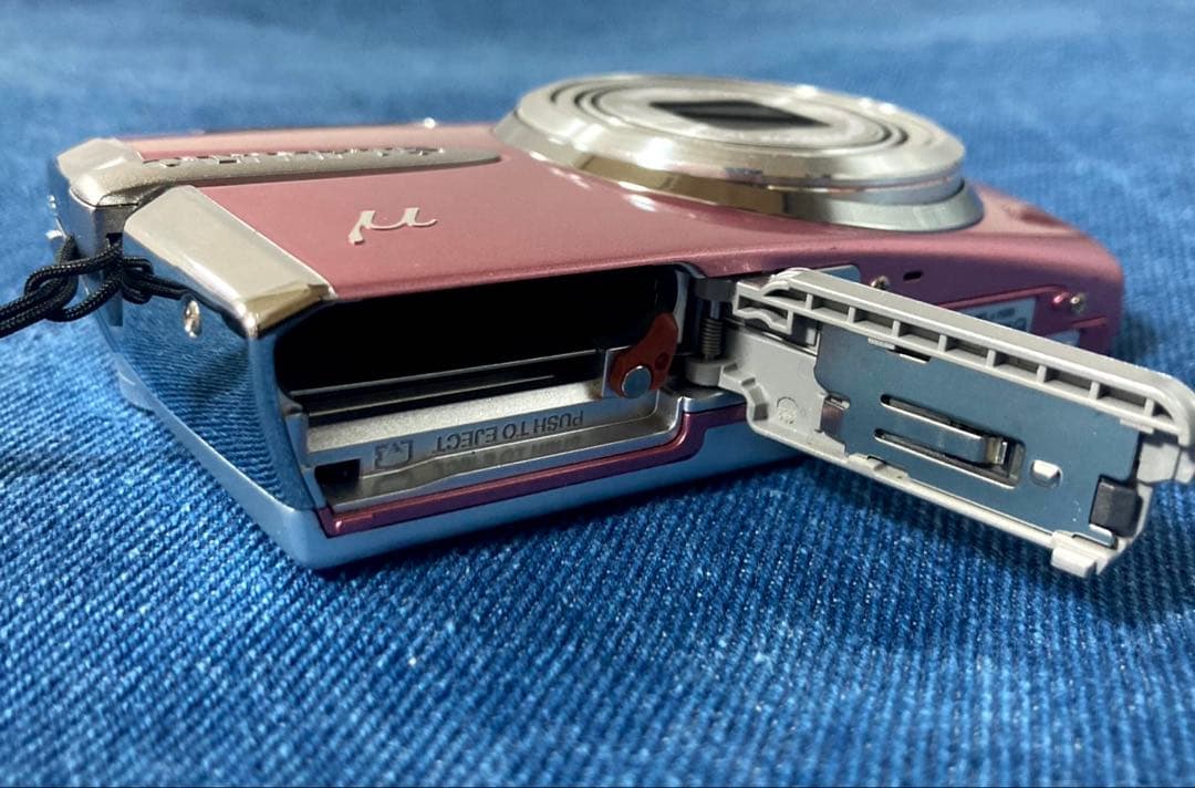 【動作確認済】OLYMPUS μ1020 デジタルカメラ　ピンク