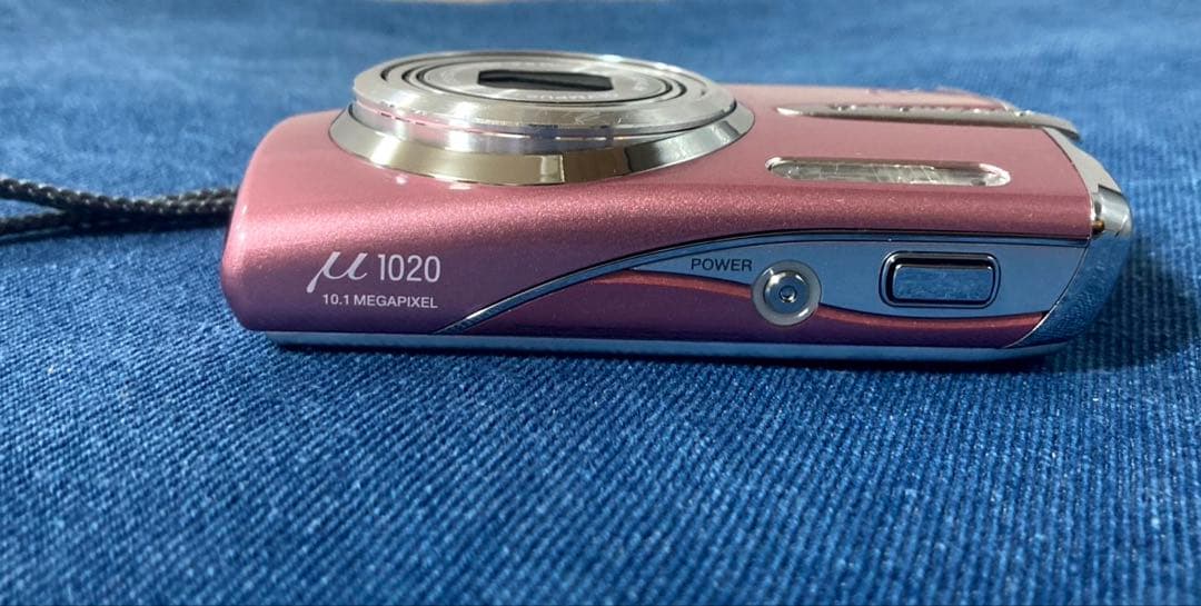 【動作確認済】OLYMPUS μ1020 デジタルカメラ　ピンク