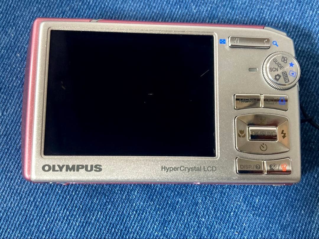 【動作確認済】OLYMPUS μ1020 デジタルカメラ　ピンク