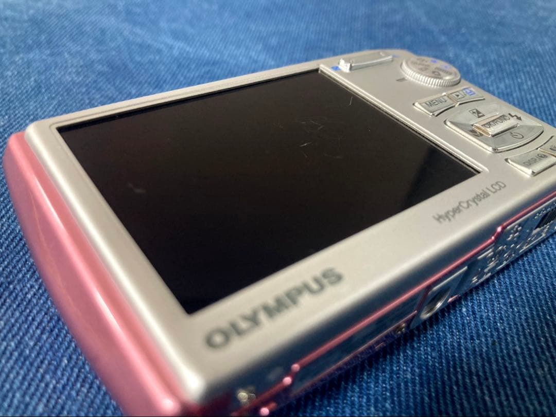 【動作確認済】OLYMPUS μ1020 デジタルカメラ　ピンク