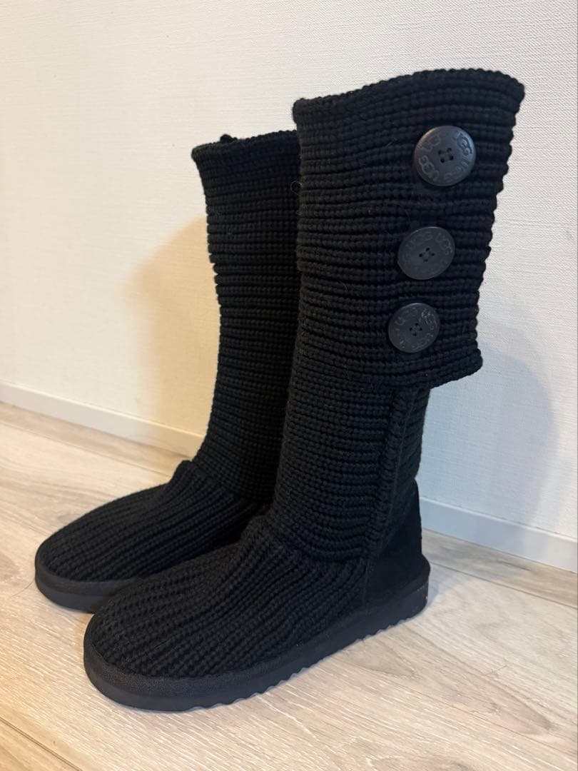 UGG ニットブーツ 黒
