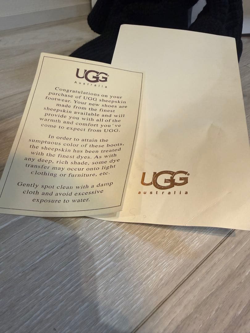 UGG ニットブーツ 黒