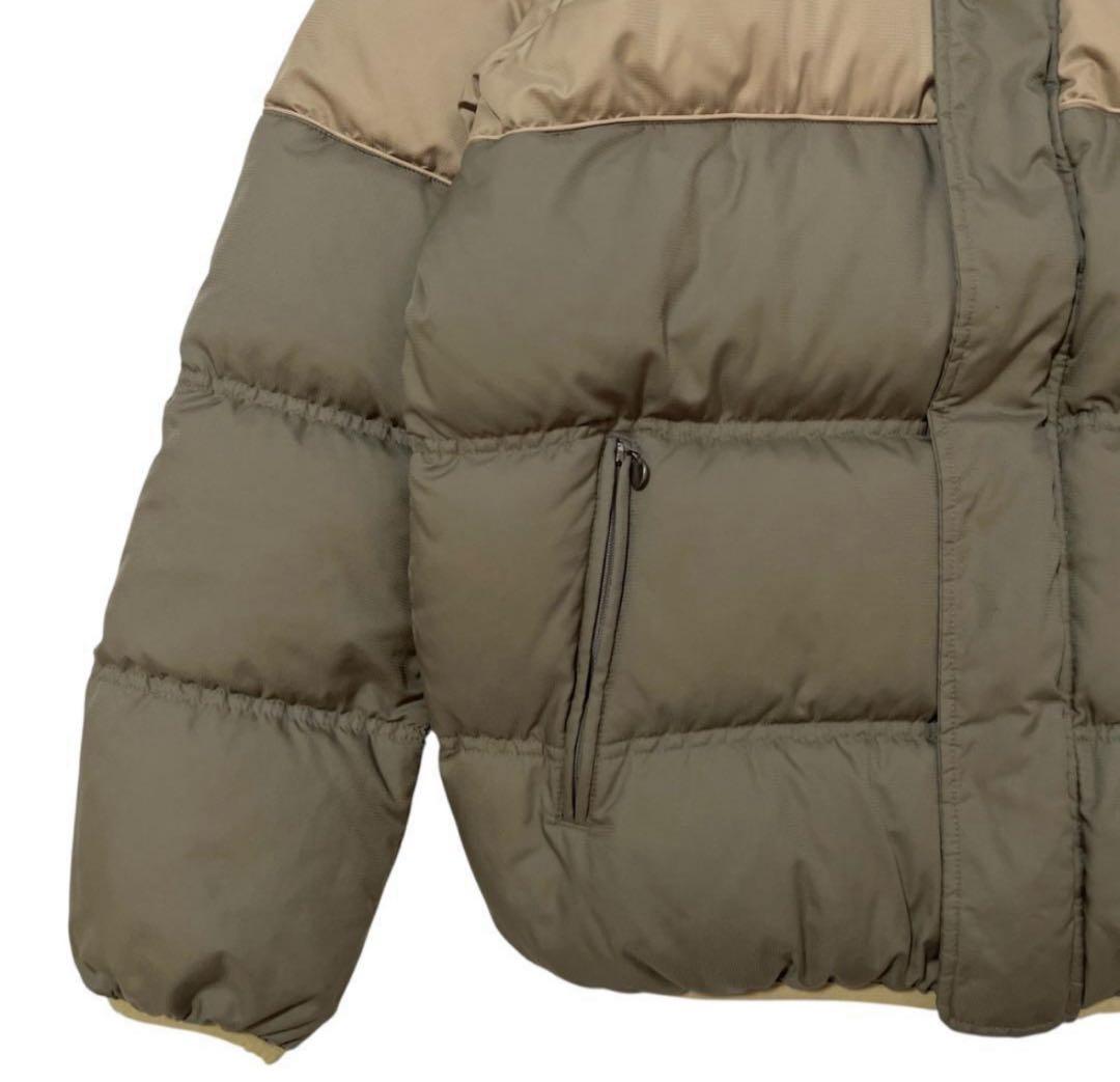 (1月末まで出品 )NIKE リバーシブルダウンジャケット カーキ/ベージュ L