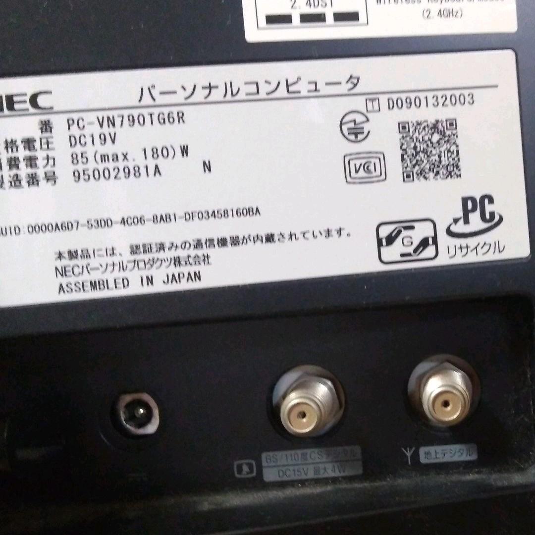 その他 NEC VALUESTAR PC-VN790 TG6R