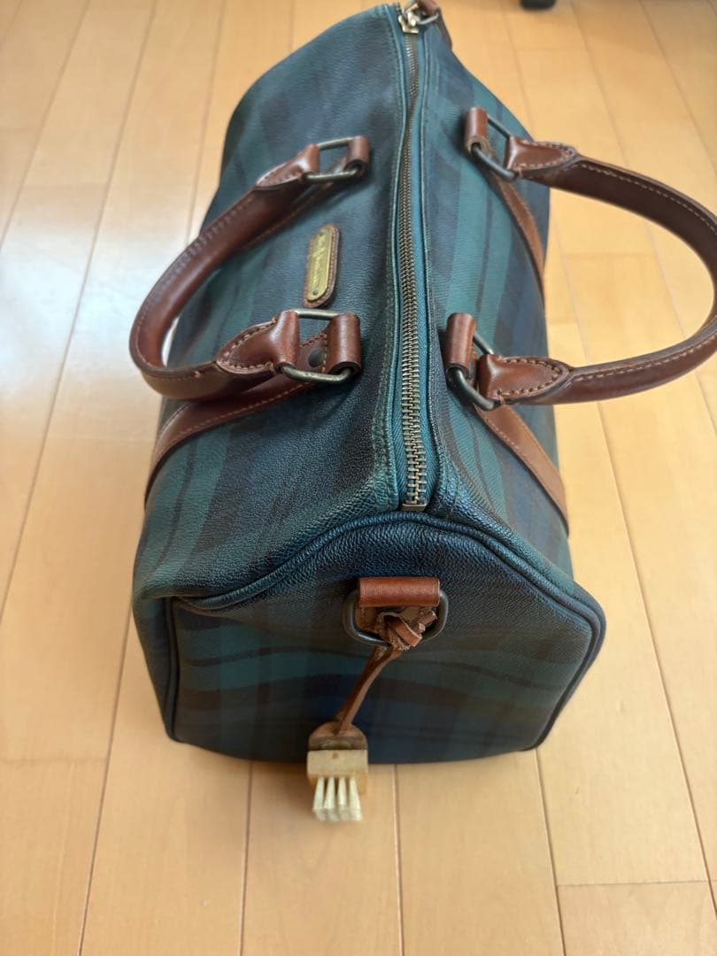 ✨️美品✨️ ポロラルフローレン ミニボストンバッグ ブラックウォッチ PVC