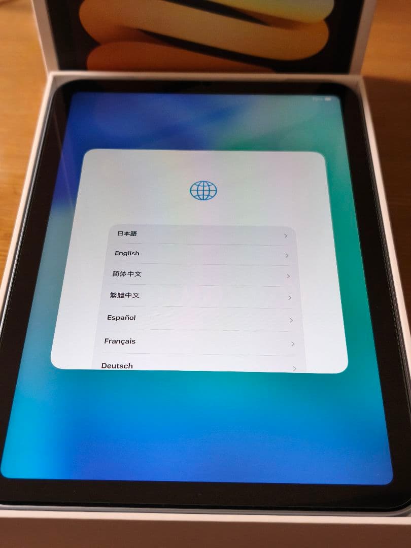 iPad mini 第7世代（A17 Pro）ブルー、 ケース付き