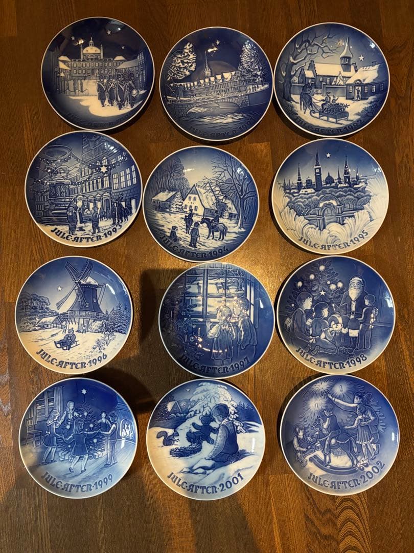 おはな　ビングオーグレンタール　B&G　クリスマスイヤー　プレート
