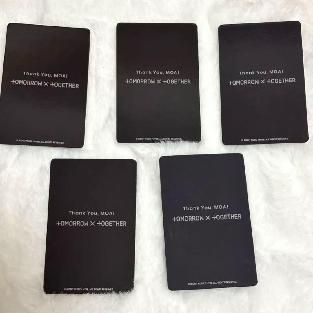 TXT ACT tomorrow 日本 MOAZONE FC トレカ 5種セット