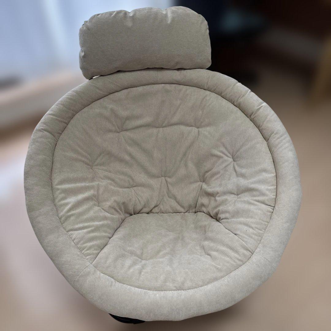 ひなたライフComoresun2wayフォールディングチェアベージュコーデュロイ