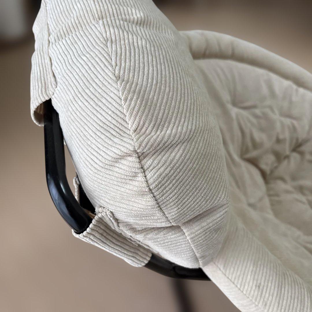 ひなたライフComoresun2wayフォールディングチェアベージュコーデュロイ