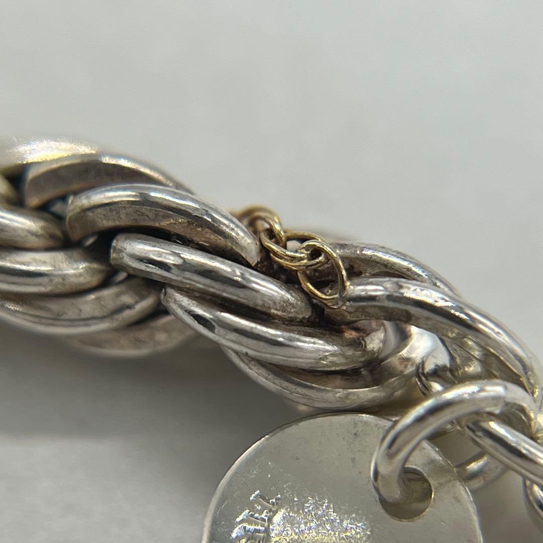 ティファニー TIFFANY&CO ツイストロープチェーンブレスレット コンビ