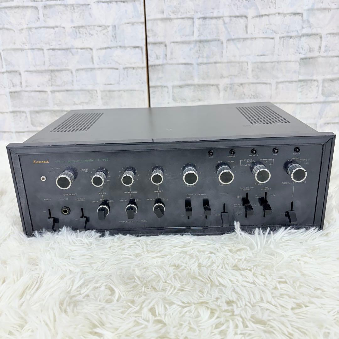 SANSUI プリメインアンプ AU-999 オーディオ機器 希少