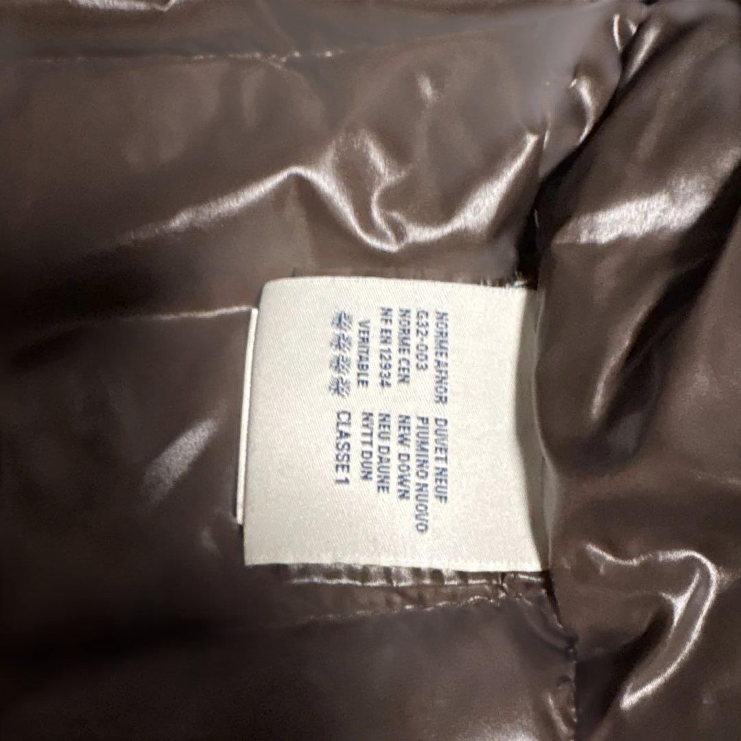 MONCLER ブラウン ロングダウンジャケット