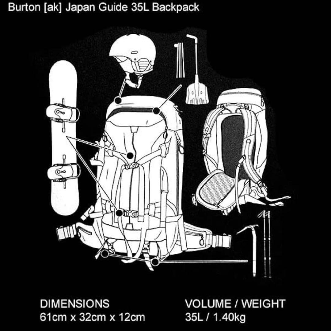 【ケルト@〜専用】BURTON ak ジャパン ガイド 35L バックパック